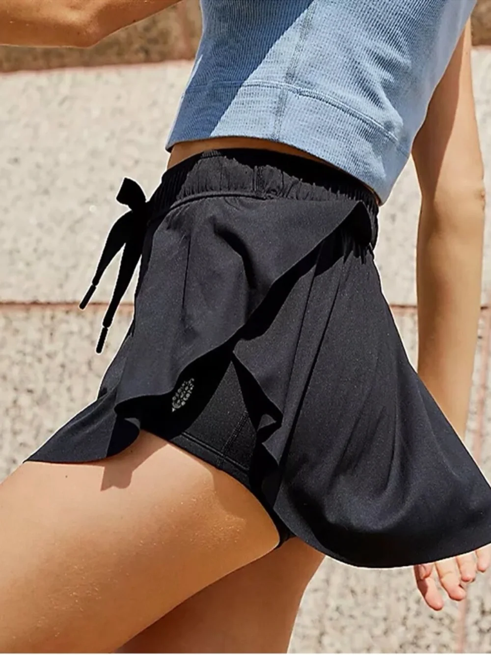 Free People Movement Women's On Point tennis Skort Black